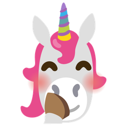 Unicorn and Face with hand over mouth