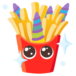 Unicorn and French fries