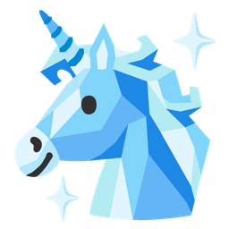 Unicorn and Gem stone