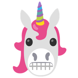 Unicorn and Grimacing face