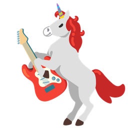 Unicorn and Guitar