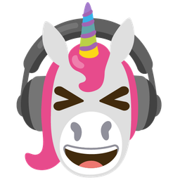 Unicorn and Headphone