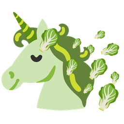 Unicorn and Leafy green