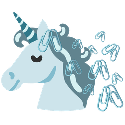 Unicorn and Linked paperclips