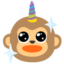 Unicorn and Monkey face