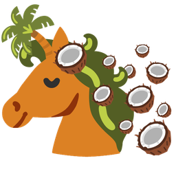 Unicorn and Palm tree