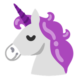 Unicorn and Purple heart