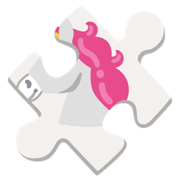 Unicorn and Puzzle piece