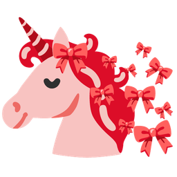 Unicorn and Ribbon