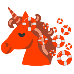 Unicorn and Ring buoy