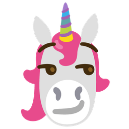 Unicorn and Smirking face