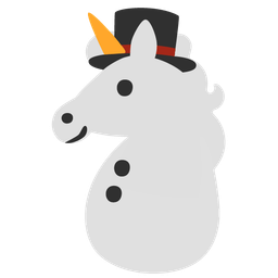 Unicorn and Snowman without snow