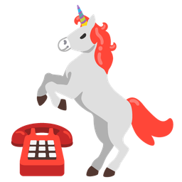 unicorn and telephone