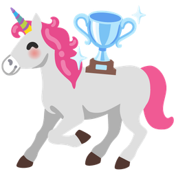 Unicorn and Trophy