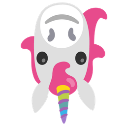 Unicorn and Upside-down face