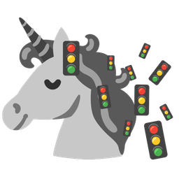 Unicorn and Vertical traffic light