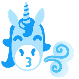 Unicorn and Wind face