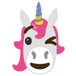 Unicorn and Winking face