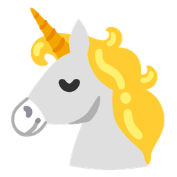 Unicorn and Yellow heart