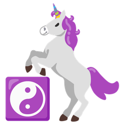 Unicorn and Yin yang