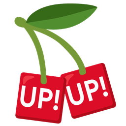 UP! button and cherries