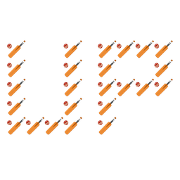 UP! button and cricket game