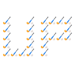 UP! button and field hockey