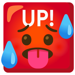 UP! button and hot face