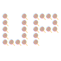 UP! button and lollipop