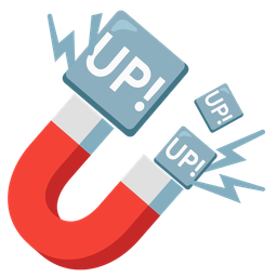 UP! button and magnet