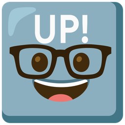 UP! button and nerd face