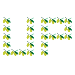 UP! button and olive