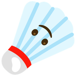 upside-down face and badminton