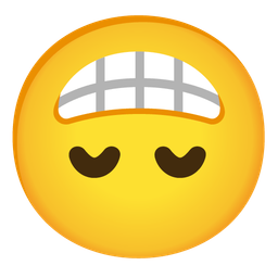 Upside-down face and Beaming face with smiling eyes