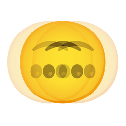 upside-down face and beating heart