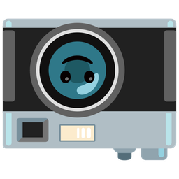 upside-down face and camera