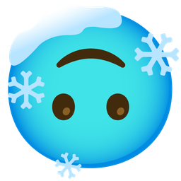 upside-down face and cold face