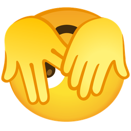 upside-down face and face with peeking eye