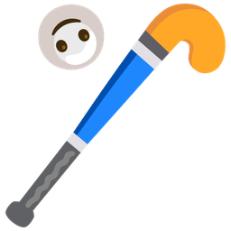 upside-down face and field hockey