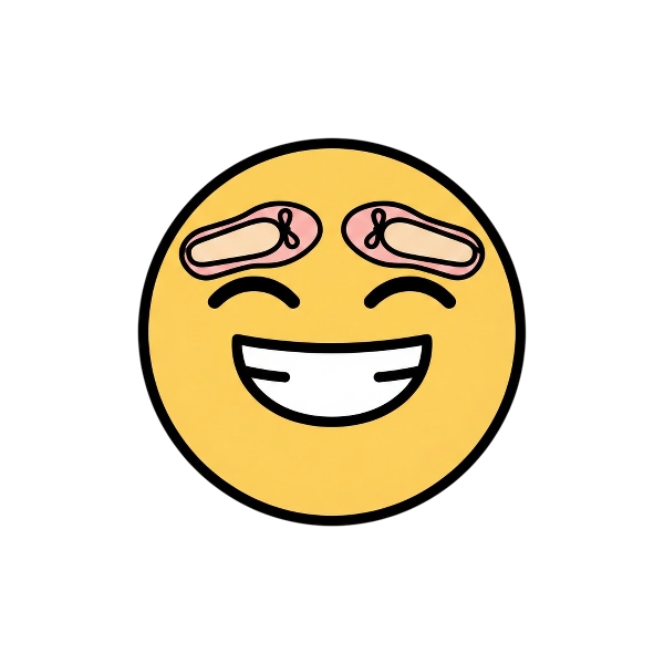 Upside-down face and Flat shoe