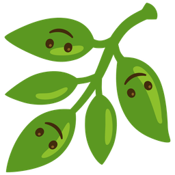 upside-down face and herb