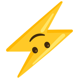 upside-down face and high voltage