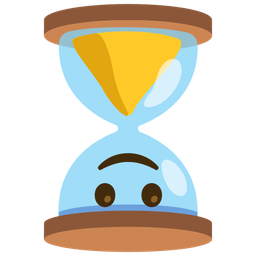 upside-down face and hourglass done