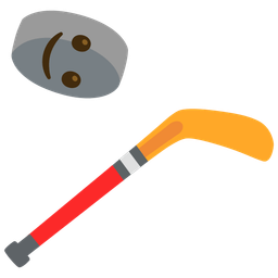 upside-down face and ice hockey