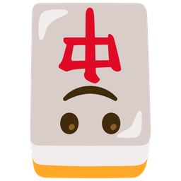 upside-down face and mahjong red dragon