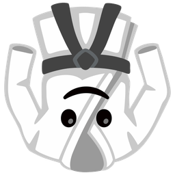 upside-down face and martial arts uniform