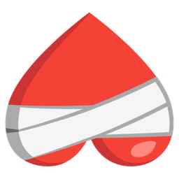 upside-down face and mending heart