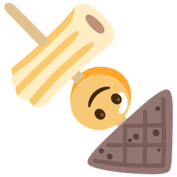 upside-down face and oden