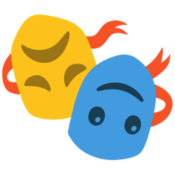 upside-down face and performing arts