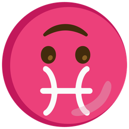 upside-down face and Pisces